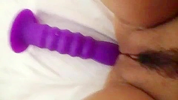 MILF Wife Amateur Masturbation with Dildo and Sex Toys