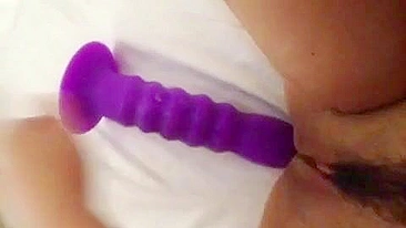 MILF Wife Amateur Masturbation with Dildo and Sex Toys