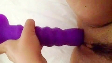 MILF Wife Amateur Masturbation with Dildo and Sex Toys