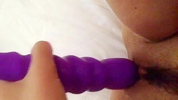 MILF Wife Amateur Masturbation with Dildo and Sex Toys