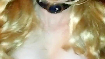 Masturbation Moans and Orgasms with Big Boobs and Sex Toys