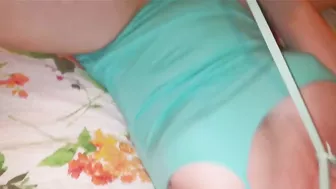 MILF Self-Chokes on Dildo Fuck & BDSM Masturbation in Heels - Amateur Homemade Sex Toy Fun!