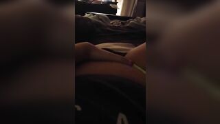 Homemade Masturbation Selfie with Rubbing Pussy Play and Orgasm