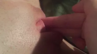 Tight Teen Pussy Masturbates with Finger and Selfies