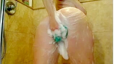 Massive Masturbation Show - Busty Pornstar Shower Orgasm