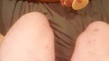 MILF Wife Dirty Masturbation with Small Cock & Sex Toys!