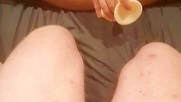 MILF Wife Dirty Masturbation with Small Cock & Sex Toys!