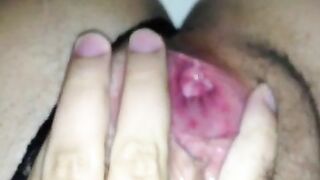 MILF Wife Hairy Pussy Rubdown - Amateur Fingering & Masturbation