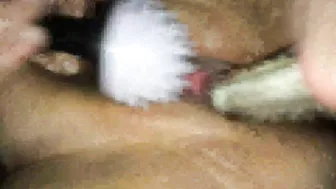 MILF Wife First External Squirt with Sex Toys & Amateur Masturbation