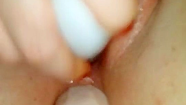 Squirting Wife Anal Masturbation w/ Dildo & Lelo - Amateur BBW Orgasm