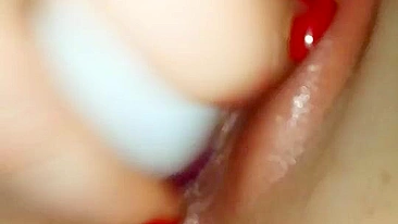 Squirting Wife Anal Masturbation w/ Dildo & Lelo - Amateur BBW Orgasm