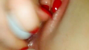 Squirting Wife Anal Masturbation w/ Dildo & Lelo - Amateur BBW Orgasm