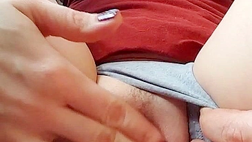 Tight Pussy Cumming Easy  -Blonde College Homemade Masturbation Orgasm Panties Teen