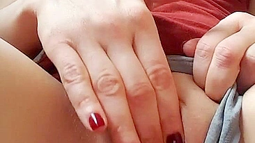 Tight Pussy Cumming Easy  -Blonde College Homemade Masturbation Orgasm Panties Teen