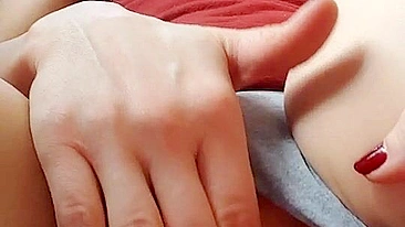 Tight Pussy Cumming Easy  -Blonde College Homemade Masturbation Orgasm Panties Teen