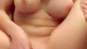College Girl Masturbation Orgasm with Big Boobs and Glasses