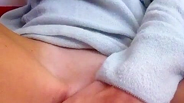 Amateur Brunette Fingerings Homemade Masturbation Pussy Rubbing Small Tits