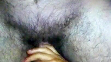 Mini Masturbation Mania - Skinny Brunette Fingers Her Pussy & Strokes Cock!