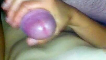 Mini Masturbation Mania - Skinny Brunette Fingers Her Pussy & Strokes Cock!