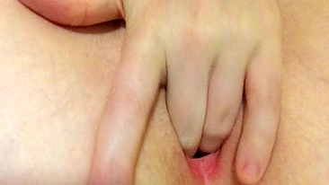 Busty Amateur Fingers Tight Pussy in Homemade Masturbation Selfies