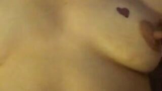 MILF Mom Homemade Orgasm with Small Tits & Dildo
