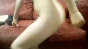 Skinny Petite with Small Tits Masturbates Dirty, Fingers Herself until Orgasmic Moans