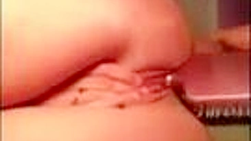 Small Titted Teen Masturbates with DP and Anal Toy