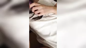 Skinny Asian Squirts with Dildo & Homemade Masturbation