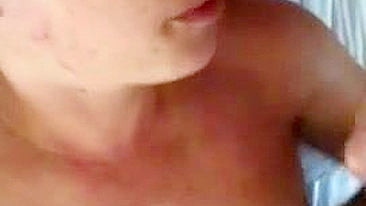 Mutual Masturbation with Big Boobs & Cum in Mouth - Amateur Busty Milf Homemade Facial