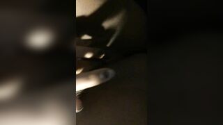 Amateur Ebony Fingered Her Shaved Pussy in Hot Homemade Masturbation Selfie