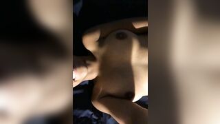 Amateur Ebony Fingered Her Shaved Pussy in Hot Homemade Masturbation Selfie