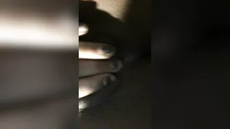 Amateur Ebony Fingered Her Shaved Pussy in Hot Homemade Masturbation Selfie