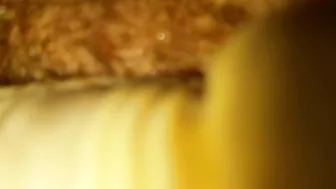 MILF Mom Hairy Pussy Orgasm w/ Dildo Cushion - Amateur Homemade Sex Toy Fun!