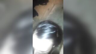 Masturbating Brunette Takes Cum with Sex Toys - Amateur BJ & Facial!