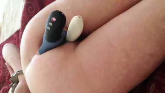 Masturbating Submissive Tied Up with Sex Toys - Amateur Anal BDSM DP