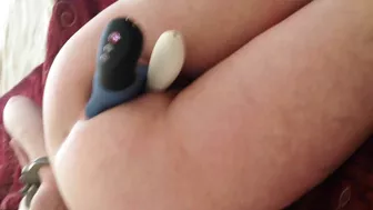 Masturbating Submissive Tied Up with Sex Toys - Amateur Anal BDSM DP