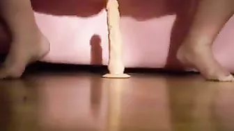 Squirting Heavens - Amateur Anal Dildo Orgasm with Double Penetration