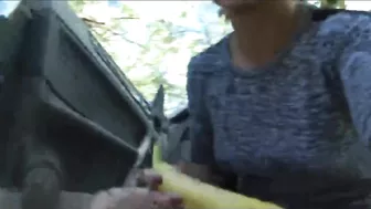 Outdoor Squirt Fest with Bananas and Dildos! Wife Public Masturbation and Orgasm Outdoor Squirt Fest with Bananas and Dildos! Wife Public Masturbation and Orgasm