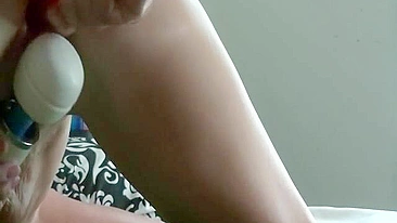 MILF Mom Anal Butt Plugging & Hitachi Vibe Masturbation!