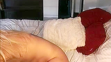 Blonde Amateur Homemade Masturbation with Dildo and Webcam Orgasm