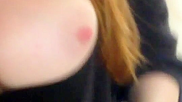 Busty College Girl Homemade Masturbation Tease