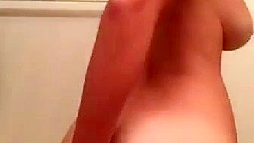 Blonde Babe Anal Masturbation with Big Tits and Fingering