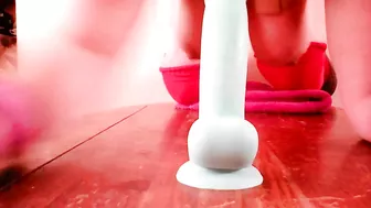 MILF Masturbates with Sex Toys & Deepthroats BJ in Homemade Video