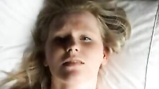 Blonde College Teen Homemade Masturbation and Cumming! #Orgasm