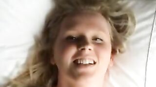 Blonde College Teen Homemade Masturbation and Cumming! #Orgasm
