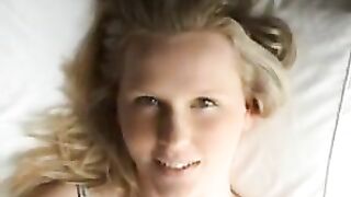 Blonde College Teen Homemade Masturbation and Cumming! #Orgasm