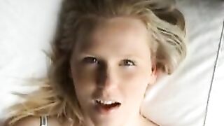 Blonde College Teen Homemade Masturbation and Cumming! #Orgasm