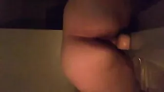 Masturbating with My Dildo - Amateur BBW Rides Herself to Orgasm