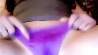 College Brunette Fingerings Her Big Tits in Homemade Masturbation Porn