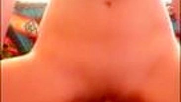 Petite Teen Homemade Dildo Orgasm for Skinny Boyfriend!